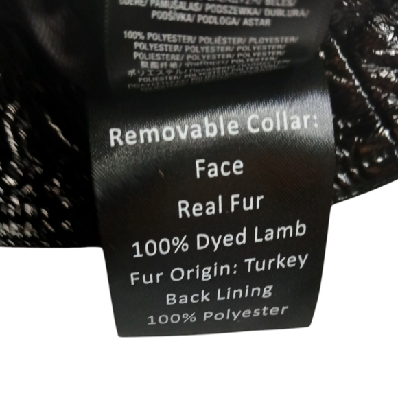 7 For All Mankind Jacket Women's Small Patent Leather Black - Picture 8 of 9